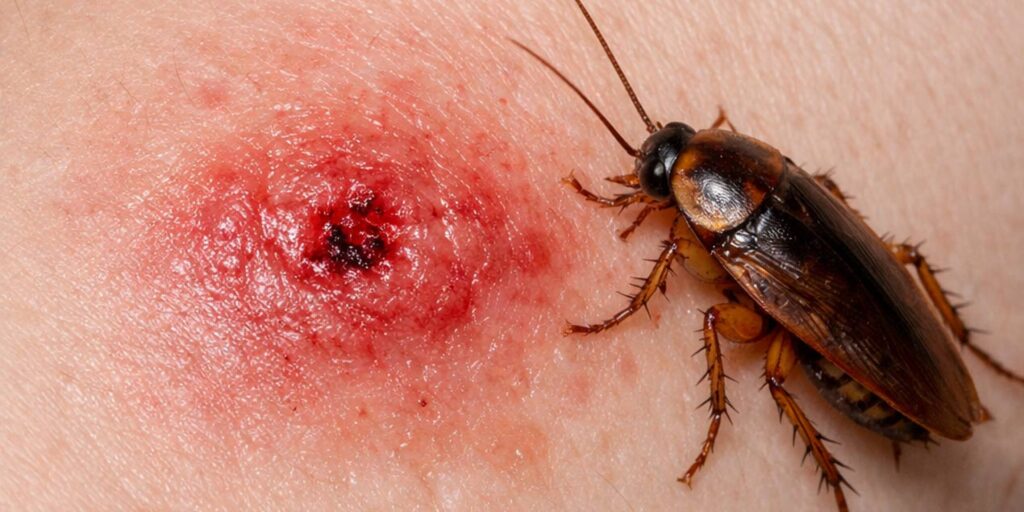 Hamam böceği ısırığı