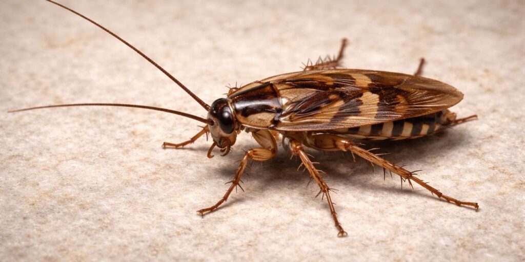 Kahverengi Çizgili Hamam Böceği